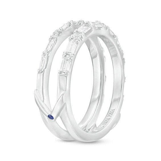 Vera Wang Love Collection 1/2 CT. T.w. Diamond Solitaire Enhancer in 14K White Gold