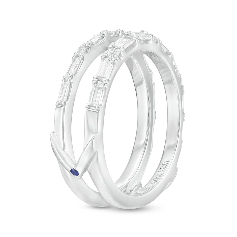 Main Image 2 of Vera Wang Love Collection 1/2 CT. T.W. Diamond Solitaire Enhancer in 14K White Gold