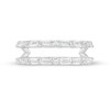 Thumbnail Image 3 of Vera Wang Love Collection 1/2 CT. T.W. Diamond Solitaire Enhancer in 14K White Gold