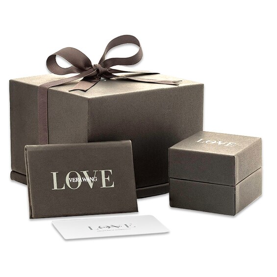 Vera Wang Love Collection 1/2 CT. T.w. Diamond Solitaire Enhancer in 14K White Gold