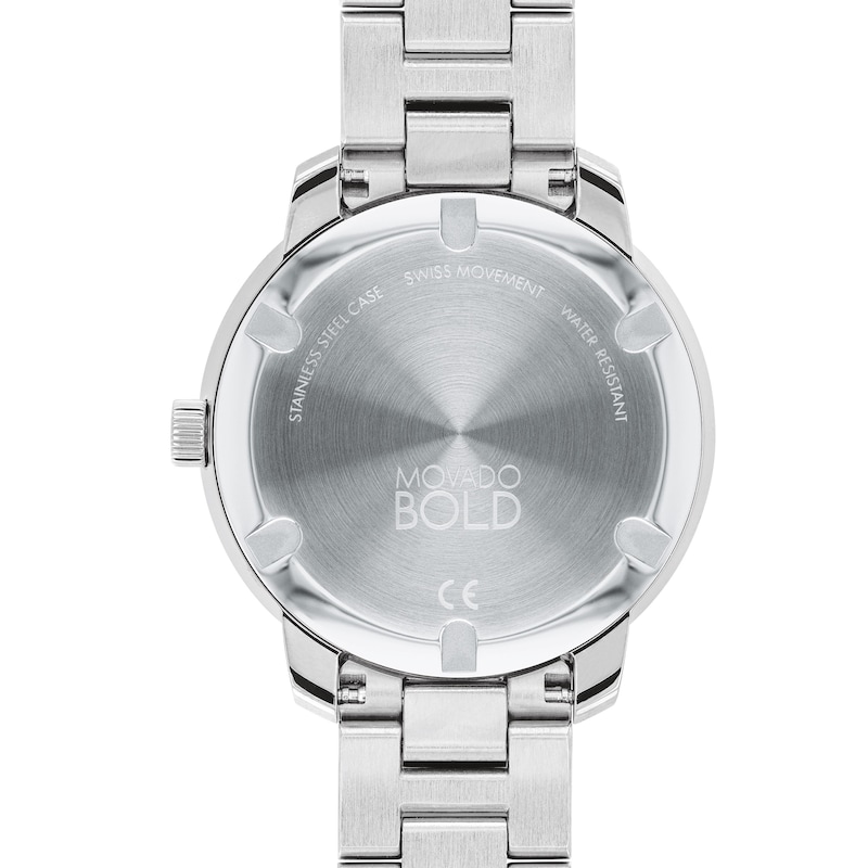 Ladies' Movado Bold® Verso Two-Tone IP Watch with Silver-Tone Dial (Model: 3600749)