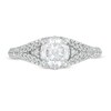 Thumbnail Image 3 of Vera Wang Love Collection 1-3/8 CT. T.W. Certified Diamond Split Shank Engagement Ring in 14K White Gold (I/SI2)