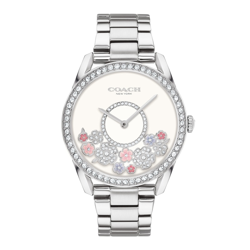 Ladies' Coach Preston Crystal Accent Watch with White Dial (Model: 14503775)