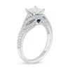 Thumbnail Image 3 of Vera Wang Love Collection 1-1/2 CT. T.W. Certified Princess-Cut Diamond Engagement Ring in 14K White Gold (I/SI2)