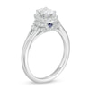 Thumbnail Image 3 of Vera Wang Love Collection 3/4 CT. T.W. Oval Diamond Frame Split Shank Engagement Ring in 14K White Gold