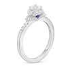 Thumbnail Image 3 of Vera Wang Love Collection 5/8 CT. T.W. Cushion-Cut Diamond Hexagonal Frame Engagement Ring in 14K White Gold