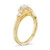 Thumbnail Image 1 of Marilyn Monroe™ Collection 1/2 CT. T.W. Diamond Hexagon Frame Art Deco Engagement Ring in 14K Gold