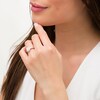 Thumbnail Image 2 of Vera Wang Love Collection 1-1/3 CT. T.W. Certified Emerald-Cut Diamond Frame Engagement Ring in 14K White Gold (I/SI2)
