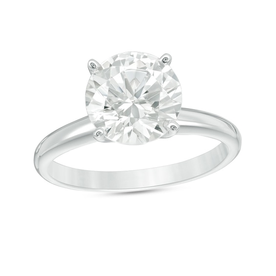 3 CT. Certified Lab-Grown Diamond Solitaire Engagement Ring in 14K White Gold (F/Vs2)