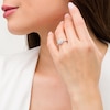 Thumbnail Image 2 of Vera Wang Love Collection 3/4 CT. T.W. Diamond Double Frame Twist Shank Engagement Ring in 14K White Gold