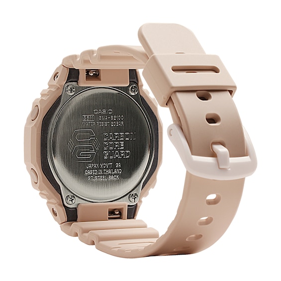 Womenâs Casio S Series Light Pink Resin Strap Watch with Light Pink Dial (Model: Gmas2100-4A)