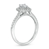 Thumbnail Image 3 of 7/8 CT. T.W. Pear-Shaped Diamond Double Frame Engagement Ring in 10K White Gold (I/I2)