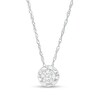 Thumbnail Image 1 of 1/6 CT. Diamond Solitaire Pendant in 10K White Gold (I/I3)