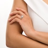 Thumbnail Image 3 of Marilyn Monroe™ Collection 3/4 CT. T.W. Diamond Cushion Frame Engagement Ring in 14K White Gold