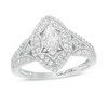 Thumbnail Image 1 of Marilyn Monroe™ Collection 3/4 CT. T.W. Marquise Diamond Frame Art Deco Engagement Ring in 14K White Gold