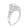 Thumbnail Image 1 of Marilyn Monroe™ Collection 3/4 CT. T.W. Marquise Diamond Frame Art Deco Engagement Ring in 14K White Gold