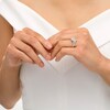 Thumbnail Image 3 of Marilyn Monroe™ Collection 3/4 CT. T.W. Marquise Diamond Frame Art Deco Engagement Ring in 14K White Gold