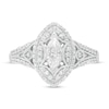 Thumbnail Image 3 of Marilyn Monroe™ Collection 3/4 CT. T.W. Marquise Diamond Frame Art Deco Engagement Ring in 14K White Gold