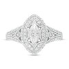 Thumbnail Image 4 of Marilyn Monroe™ Collection 3/4 CT. T.W. Marquise Diamond Frame Art Deco Engagement Ring in 14K White Gold