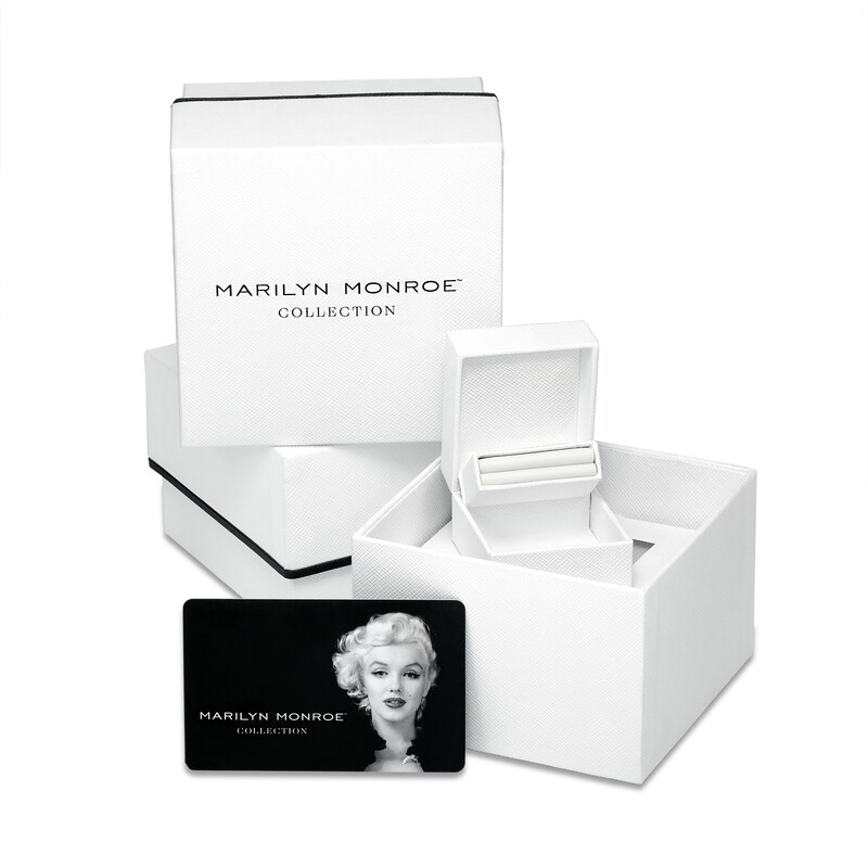 Marilyn Monroe™ Collection 3/4 CT. T.W. Marquise Diamond Frame Art Deco Engagement Ring in 14K White Gold