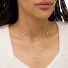 Thumbnail Image 2 of 1/6 CT. T.W. Diamond Elongated North Star Necklace in 10K Gold