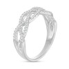 Thumbnail Image 3 of 1/5 CT. T.W. Diamond Loose Braid Ring in 10K White Gold