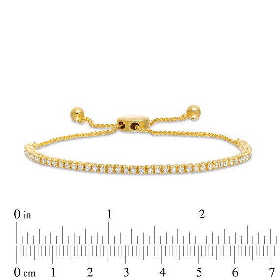 1 CT. T.w. Diamond Tennis Bolo Bracelet in 10K Gold