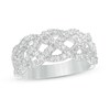 Thumbnail Image 1 of 3/4 CT. T.W. Diamond Loose Braid Ring in 10K White Gold