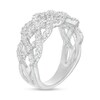 Thumbnail Image 3 of 3/4 CT. T.W. Diamond Loose Braid Ring in 10K White Gold