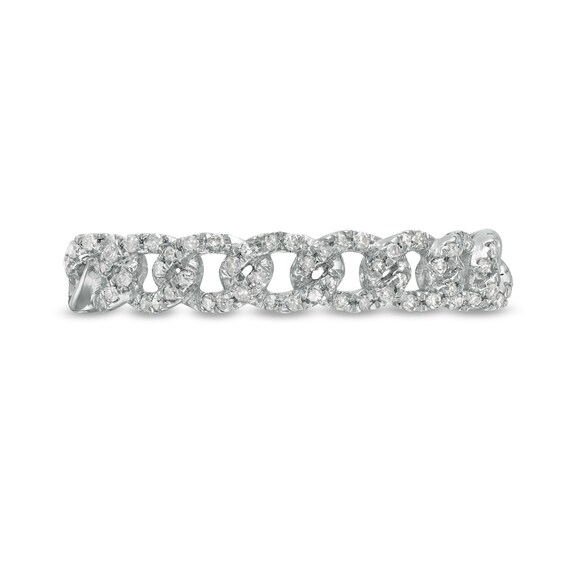 1/6 CT. T.w. Diamond Link Band in 10K White Gold