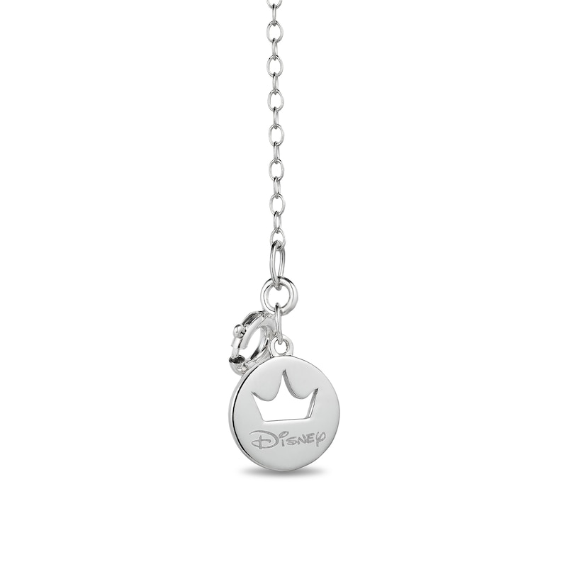 Main Image 2 of Enchanted Disney Villains Cruella De Vil 1/6 CT. T.W. Diamond Shoe Pendant in Sterling Silver and 10K Rose Gold - 19"