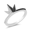 Thumbnail Image 1 of Enchanted Disney Villains Cruella De Vil 1/5 CT. T.W. Diamond Crown Ring in Sterling Silver