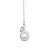 Thumbnail Image 2 of Enchanted Disney Villains Cruella De Vil Garnet and 1/8 CT. T.W. Diamond Safety Pin Pendant in Sterling Silver - 19"