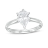 Thumbnail Image 1 of 1 CT. T.W. Certified Pear-Shaped Diamond Solitaire Engagement Ring in 14K White Gold (I/I2)