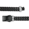 Thumbnail Image 2 of Men's 8.25mm Double Row Franco Snake Chain Bracelet in Solid Stainless Steel  with Black Ion-Plate - 8.5"