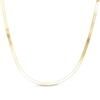 Thumbnail Image 0 of Ladies' 3.05mm Herringbone Chain Necklace in Solid 10K Gold - 20"