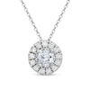Thumbnail Image 1 of 1 CT. T.W. Diamond Frame Pendant in 10K White Gold