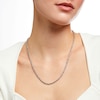 Thumbnail Image 1 of 3.15mm Hollow Evergreen Rope Chain Necklace in 10K White Gold - 20"