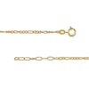 Thumbnail Image 2 of 1.8mm Figaro Chain Anklet in Solid 10K Gold - 10"
