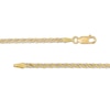 Thumbnail Image 2 of 2.43mm Cashmere Rope Chain Necklace in Hollow 10K Two-Tone Gold - 20"