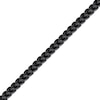 Thumbnail Image 1 of Men's 6.0mm Foxtail Chain Bracelet in Solid Stainless Steel  with Black Ion-Plate - 9"