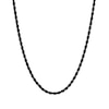 Thumbnail Image 0 of Men's 3.5mm Rope Chain Necklace in Solid Stainless Steel  with Black Ion-Plate - 24"