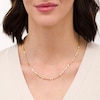 Thumbnail Image 2 of Ladies' 3.0mm Link Chain Necklace in Hollow 10K Gold - 18"