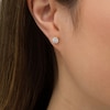 Thumbnail Image 1 of 1/4 CT. T.W. Multi-Diamond Stud Earrings in 10K Two-Tone Gold
