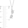 Thumbnail Image 2 of Marilyn Monroe™ Collection Diamond Accent Sunglasses Pendant in 10K White Gold