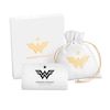 Thumbnail Image 3 of Wonder Woman™ Collection 1/5 CT. T.W. Diamond Symbol Stud Earrings in Sterling Silver