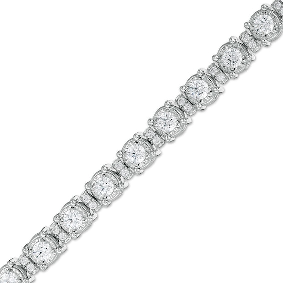5 CT. T.w. Diamond Tennis Bracelet in 10K White Gold