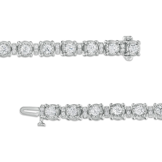 5 CT. T.w. Diamond Tennis Bracelet in 10K White Gold