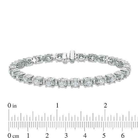 5 CT. T.w. Diamond Tennis Bracelet in 10K White Gold
