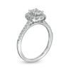 Thumbnail Image 3 of 3/4 CT. T.W. Composite Cushion-Shaped Diamond Frame Engagement Ring in 10K White Gold